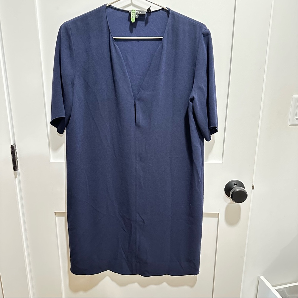 Theory V-neck Shift Dress